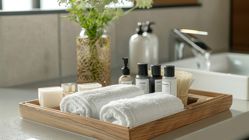 Amenities de uso único - Capa